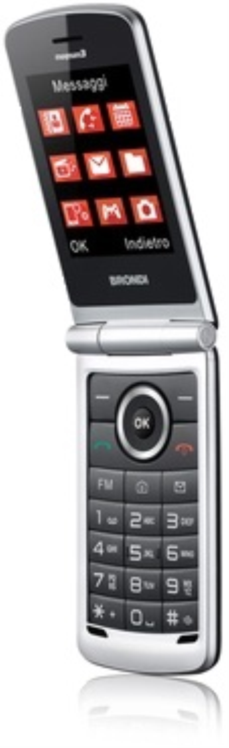 BROTHER Cellulare Brondi Magnum 3 flip attivo Dual SIM nero